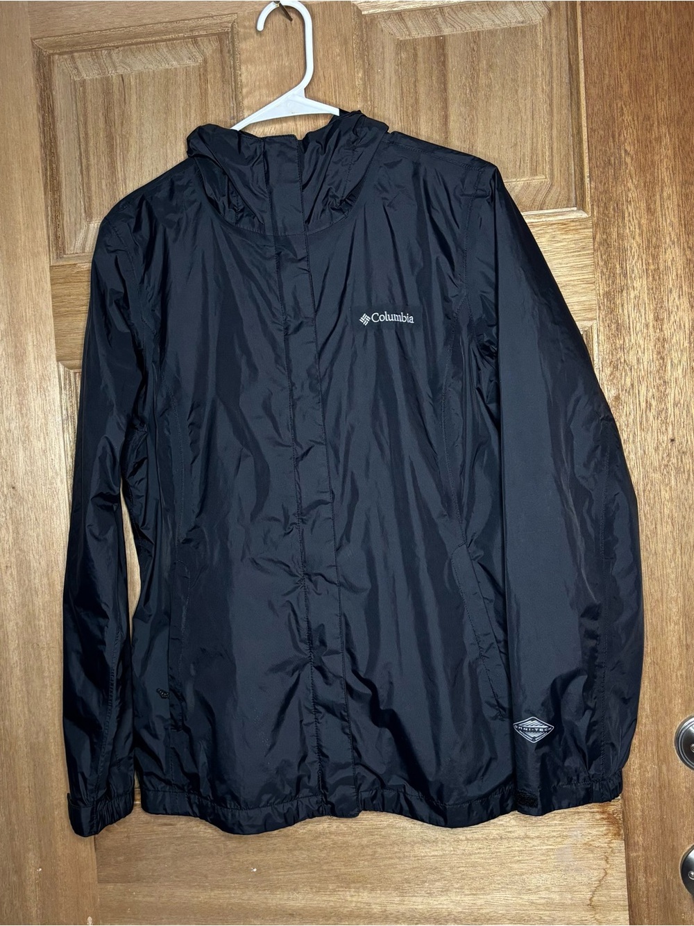 Columbia women’s waterproof black jacket size L